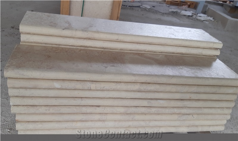 Coral Stone Edge Profiles- Bullnose Coping, Pool Pavers