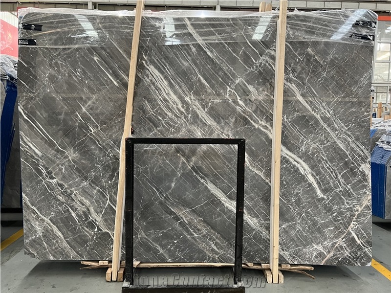 China Keynes Grey Marble Polished Slabs
