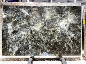Madagascar Labradorite Blue Granite Slab Green