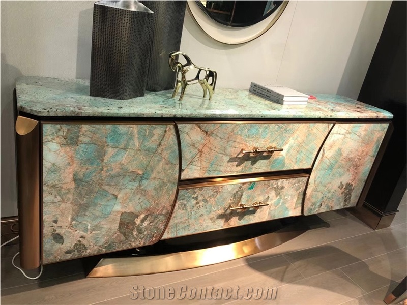 3Mm Ultra Thin Natural Marble Slab Tiles Vanitys, Furniture, Table Cover