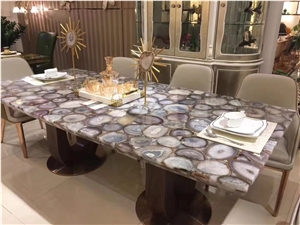 Agate Stone Table Cafe Restaurant Dining