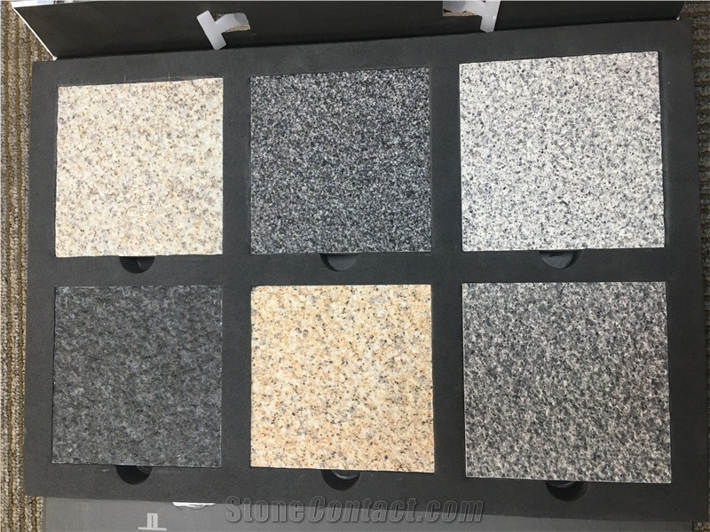 Artificial Granite Paving Tiles Polished Flamed 1~2.5Cm