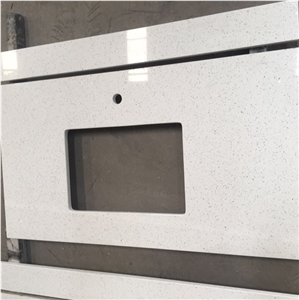 Quartz Calacatta Carrara Crystal White Countertop