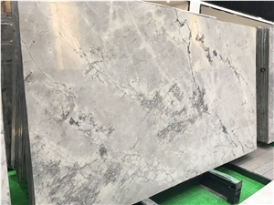 Calacatta Grey Super White Quarzite Slab Tiles