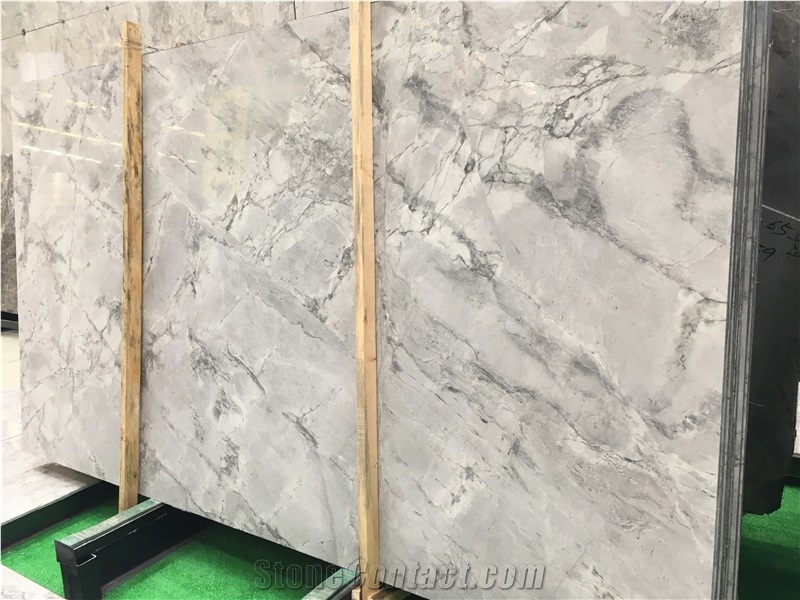 Calacatta Grey Super White Quarzite Slab Tiles