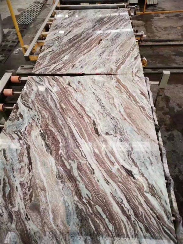 China Natural Marble Multicolor Vanitytop Customize Sink