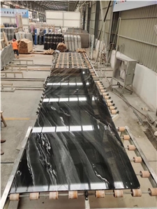 Fantasy Black Marble Floor Wall Tiles Decor