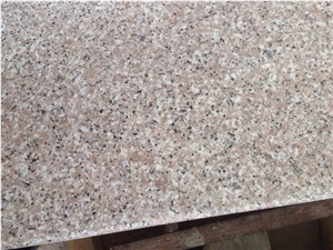 G635 Pink Granite Small Slabs Tiles Polished Flamed