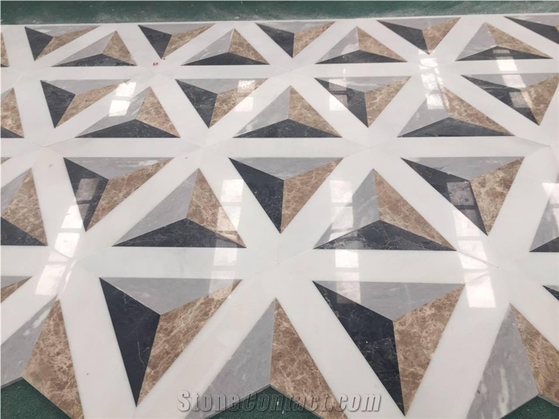 Marble Mosaic Medallion Floor House Design