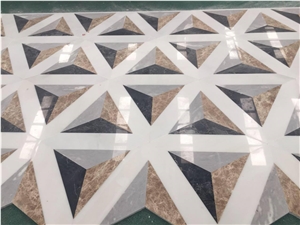 Marble Mosaic Medallion Floor House Design