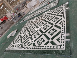 Marble Mosaic Medallion Floor House Design