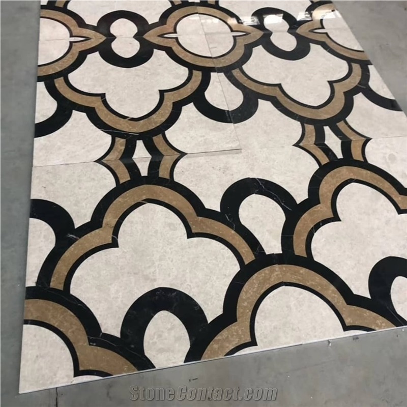 Marble Mosaic Medallion Floor House Design