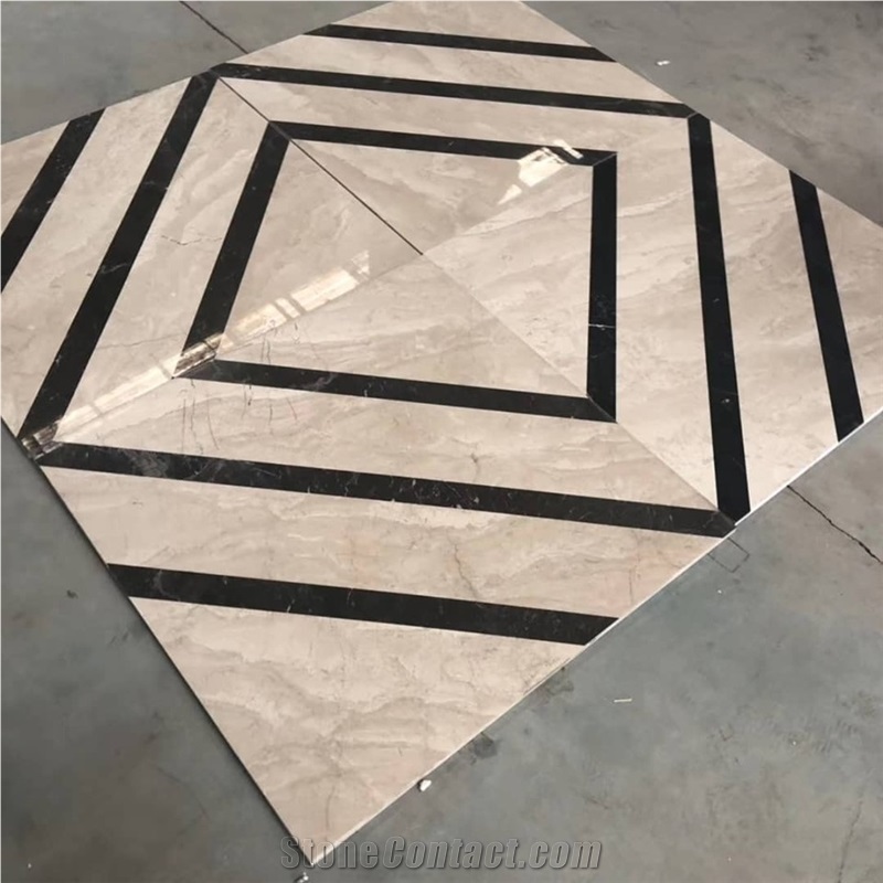 Marble Mosaic Medallion Floor House Design