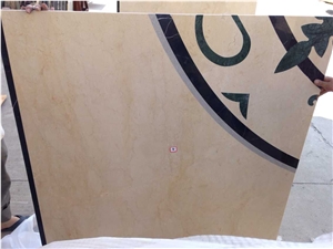 Marble Waterjet Medallion Pattern Floor Tile Customize