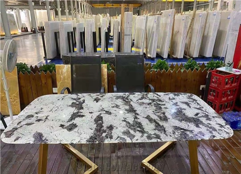 Splendor White Granite Reception Desk Top