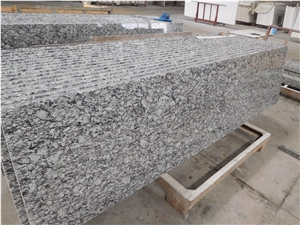 Spray White Granite Bathroom Vanitytops Prefab