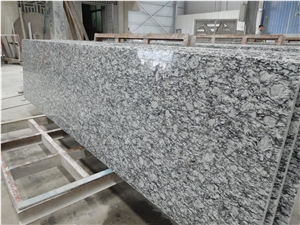 Spray White Granite Bathroom Vanitytops Prefab