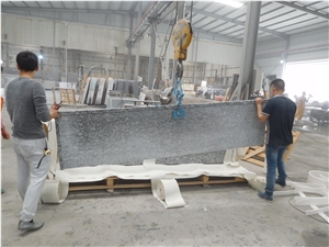 Spray White Granite Bathroom Vanitytops Prefab