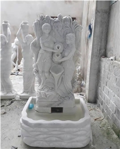 Stone Garden Hotel Indoor Outdoor Ball Wall Fountain
