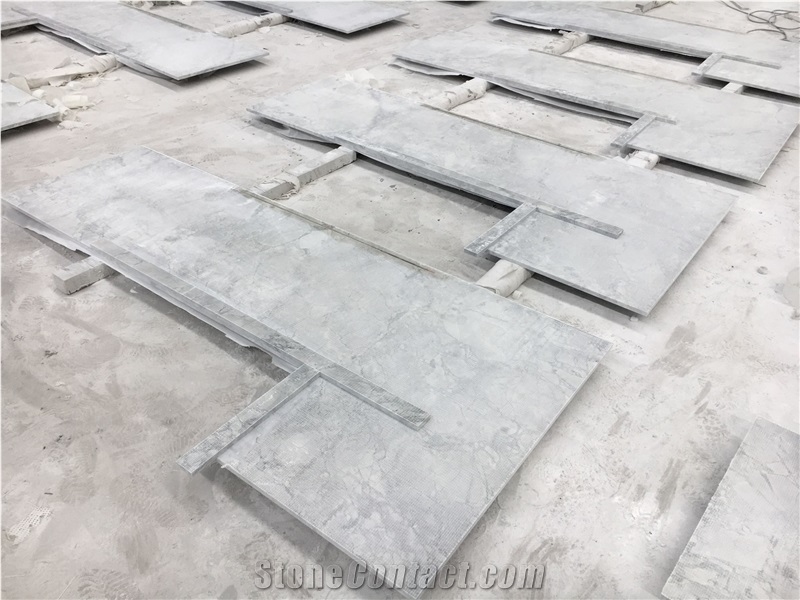Super White Quartzite Calacatta Grey Marble Countetops