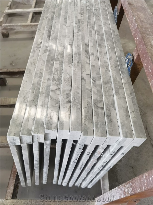 Super White Quartzite Calacatta Grey Marble Countetops