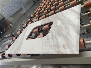 Volakas White Marble Greece Slab Tile For Table Vanitytop