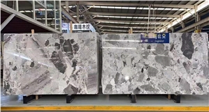 Vuca Grey Pandora White Marble Slab Tiles