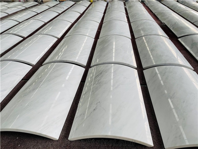 White Marble Column Pillar Hollow Covering Tiles