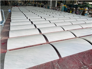 White Marble Column Pillar Hollow Covering Tiles