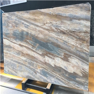 Yinxun Palissandro Blue Marble Slab Tiles Polished Honed