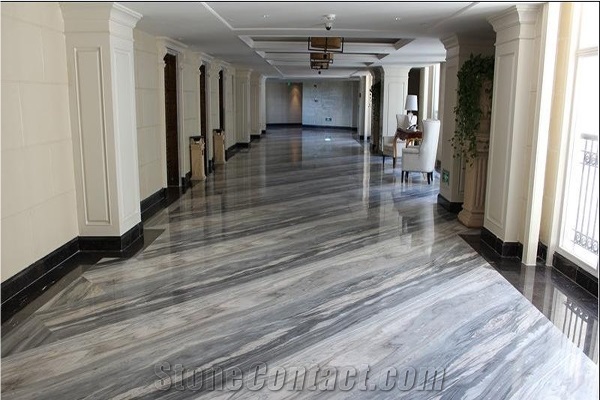 Yinxun Palissandro Blue Marble Slab Tiles Polished Honed