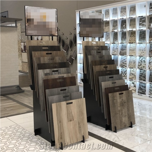 Custom Single Slide Flooring Display Rack