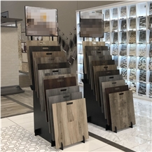 Custom Single Slide Flooring Display Rack