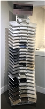 Natural Stone And Granite Sample Display Tower