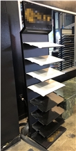 Quartz Stone Display Rack For Exhibition