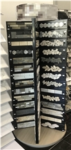 Rotary Mosaic Tile Display Tower