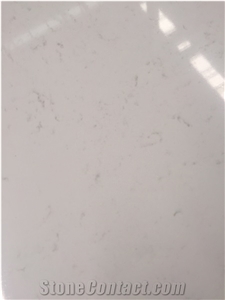 Artificial Carrara White Quartz Slab Countertop-3066