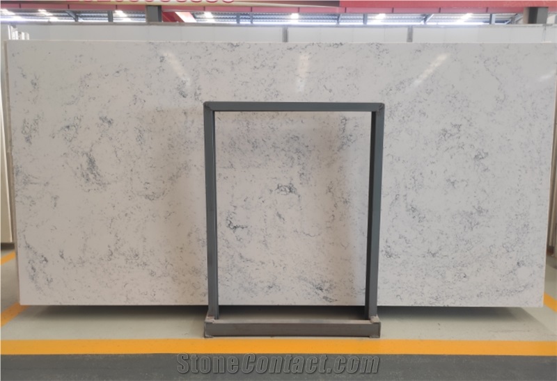 Cheap Carrara Quartz Slab For Interior Countertop & Tile