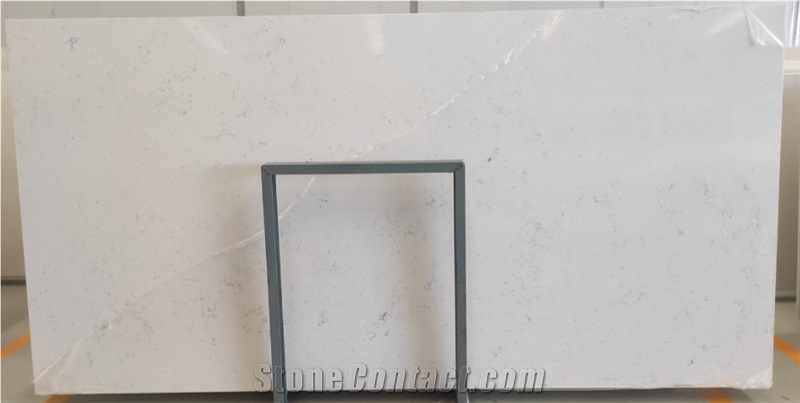 Cheap Carrara Quartz Slab For Interior Countertop & Tile
