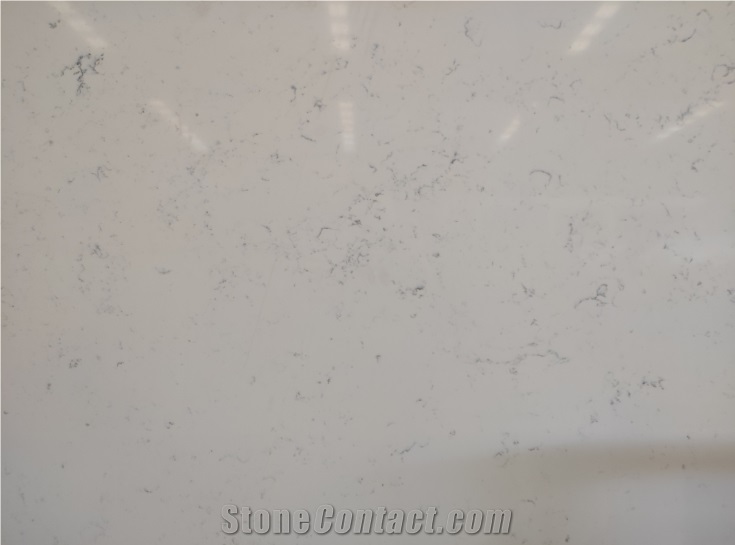 Cheap Carrara Quartz Slab For Interior Countertop & Tile