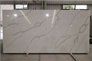 High Quality Artificial White Quartz For Kitchen/Bathroom