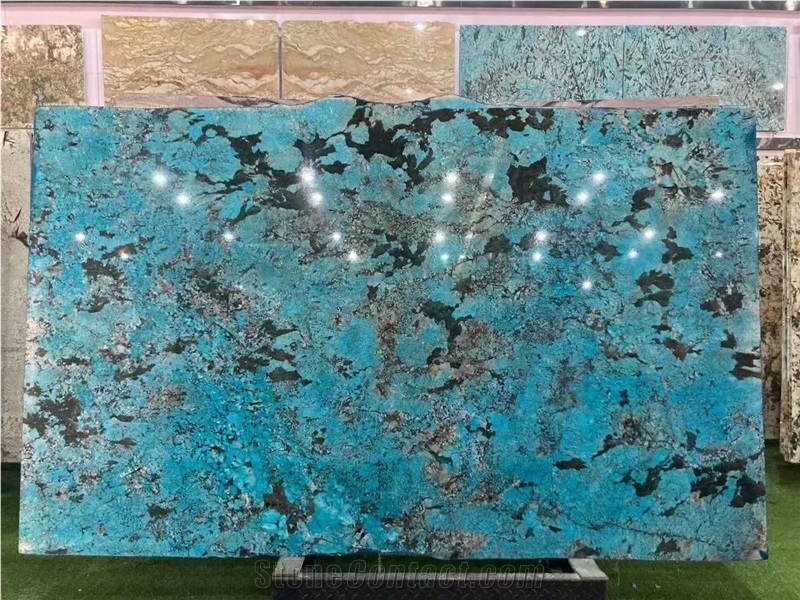 Amazonite Green Quartzite Slab For Wall Floor Tile