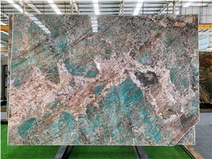 Amazonite Green Quartzite Slab For Wall Floor Tile