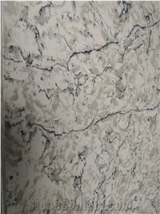Arctic Ocean White Cut In Size Marble For Countertop 6080
