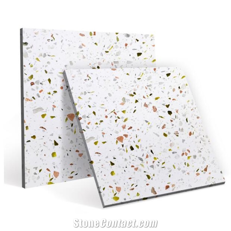 Colorful Terrazzo Slab Bathroom Kitchen Floor Tiles