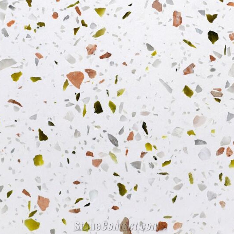 Colorful Terrazzo Slab Bathroom Kitchen Floor Tiles
