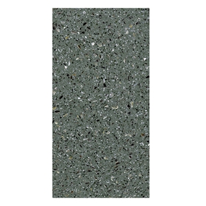 Green Inorganic Terrazzo Artificial Stone Flooring Tiles