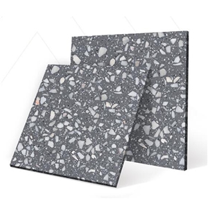 Grey Terrazzo Slab Kitchen Tile Bathroom Flooring Tiles