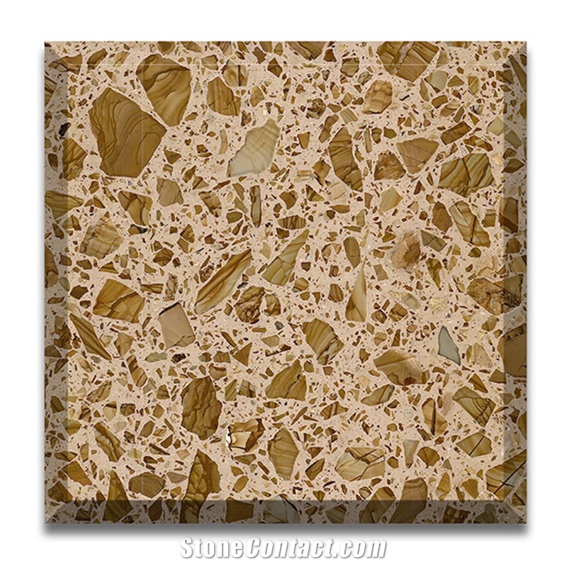 High Performance Inorganic Artificial Terrazzo Slab Tiles 