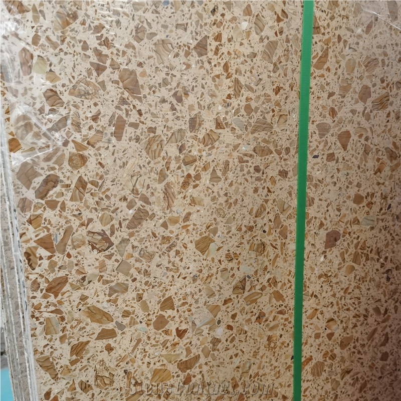 High Performance Inorganic Artificial Terrazzo Slab Tiles 